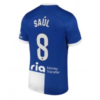 Camisa de time de futebol Atletico Madrid Saul Niguez #8 Replicas 2º Equipamento 2023-24 Manga Curta